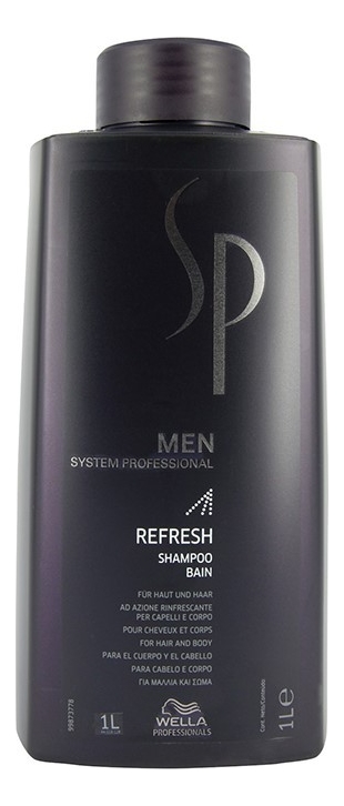 

Освежающий шампунь SP Men Refresh Shampoo Bain: Шампунь 1000мл, Освежающий шампунь SP Men Refresh Shampoo Bain