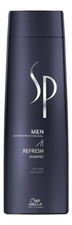 Wella Освежающий шампунь SP Men Refresh Shampoo Bain