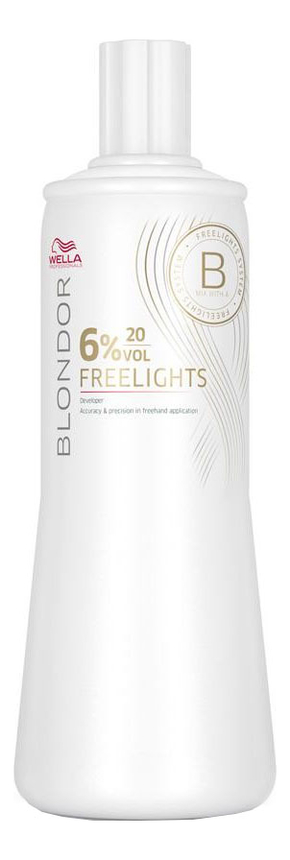 

Окислитель для волос Blondor Freelights 1000мл: Окислитель 6%, Окислитель для волос Blondor Freelights 1000мл