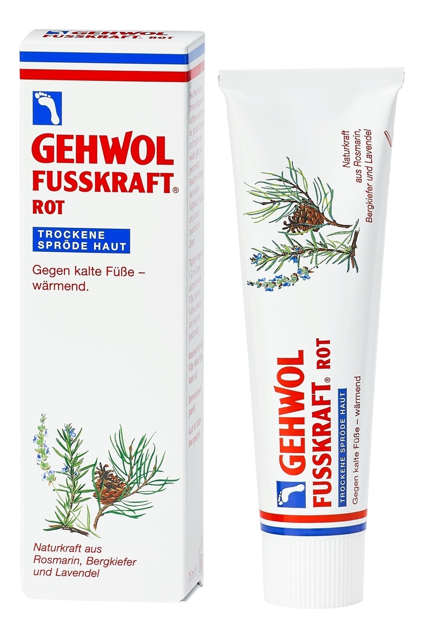 Купить Красный бальзам для сухой кожи ног Fusskraft Rot: Бальзам 75мл, Gehwol