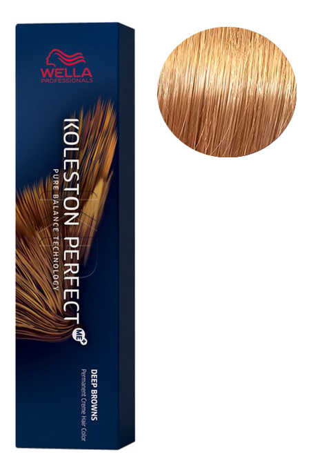 Стойкая крем-краска для волос Koleston Perfect Color Deep Browns 60мл: 9/73 Золотой тик