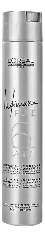 

Лак для волос Infinium Pure Strong: Лак 500мл, Лак для волос Infinium Pure Strong