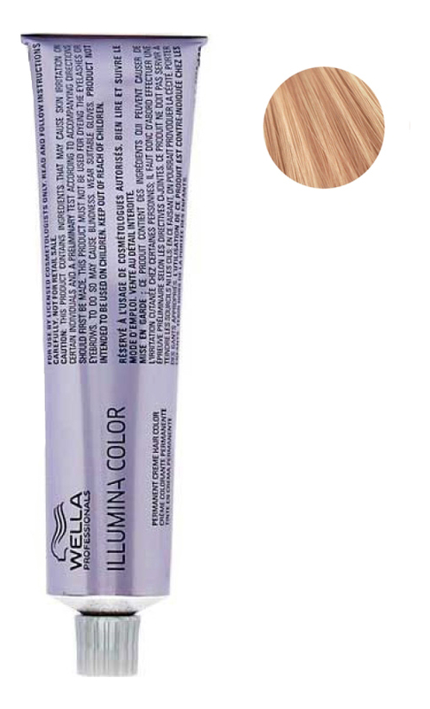 

Стойкая крем-краска для волос Illumina Color 60мл: 9/43 Очень светлый блонд красно-золотистый, Стойкая крем-краска для волос Illumina Color 60мл