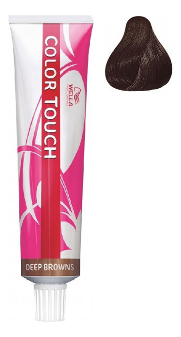 

Краска для волос без аммиака Color Touch Deep Browns 60мл: 8/73 Светло-русый коричневый-золотой, Краска для волос без аммиака Color Touch Deep Browns 60мл