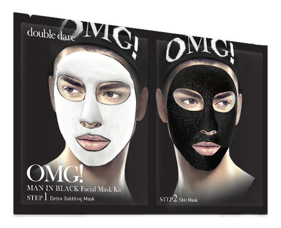 

Маска для лица двухкомпонентная Man In Black Facial Mask: Маска 1шт, Маска для лица двухкомпонентная Man In Black Facial Mask