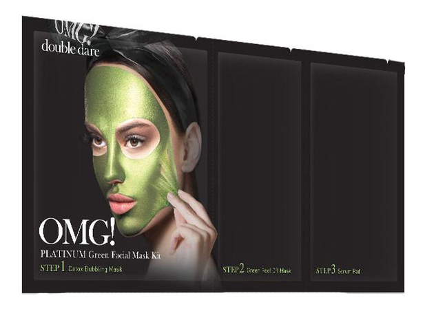 

Маска для лица трехкомпонентная Platinum Facial Mask: Green, Маска для лица трехкомпонентная Platinum Facial Mask