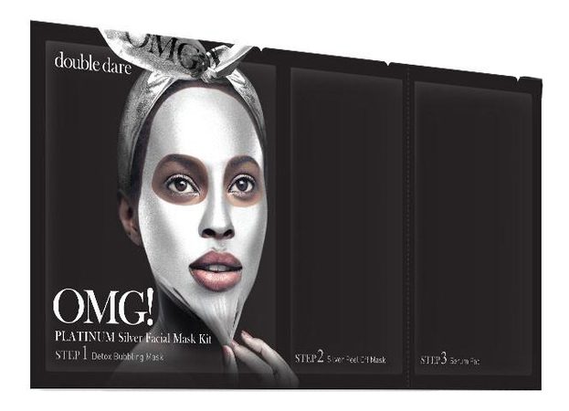 

Маска для лица трехкомпонентная Platinum Facial Mask: Silver, Маска для лица трехкомпонентная Platinum Facial Mask