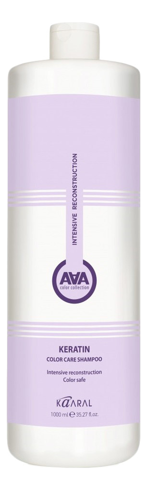 

Кератиновый шампунь для окрашенных и химически обработанных волос AAA Keratin Color Care Shampoo: Шампунь 1000мл, Кератиновый шампунь для окрашенных и химически обработанных волос AAA Keratin Color Care Shampoo