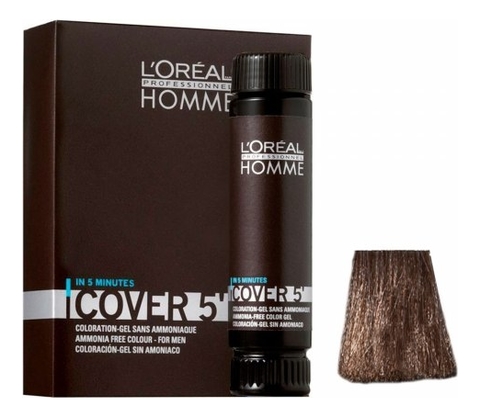 

Тонирующий гель Homme Cover 5 3*50мл: No6 Dunkelblond, Тонирующий гель Homme Cover 5 3*50мл
