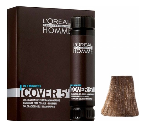 

Тонирующий гель Homme Cover 5 3*50мл: No7 Mittelblond, Тонирующий гель Homme Cover 5 3*50мл