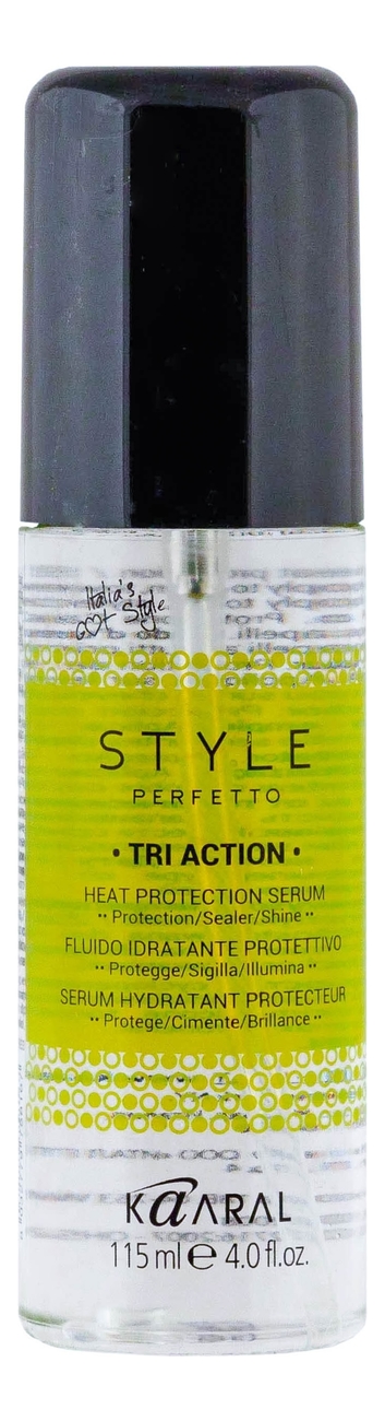Сыворотка для защиты волос от термических воздействий Style Perfetto Tri Action Heat Protection Serum 115мл сыворотка для защиты волос от термических воздействий