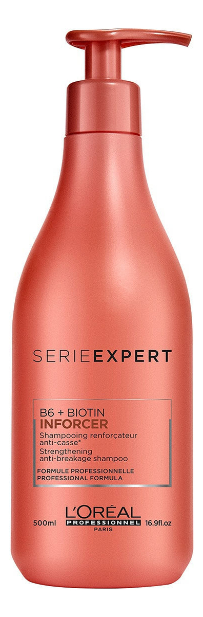

Укрепляющий шампунь для волос Serie Expert B6 + Biotion Inforcer Strengthening Anti-Breakage Shampoo: Шампунь 500мл, Укрепляющий шампунь для волос Serie Expert B6 + Biotion Inforcer Strengthening Anti-Breakage Shampoo
