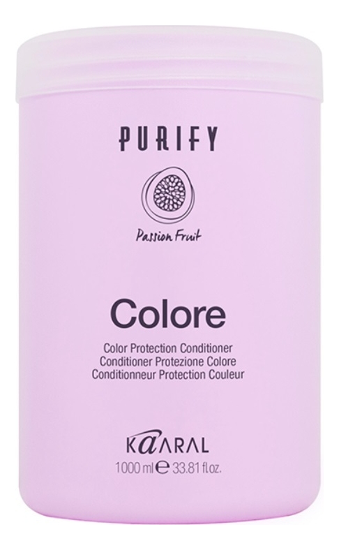 Кондиционер для окрашенных волос Purify Colore Conditioner: Кондиционер 1000мл кондиционер kaaral purify spa purify colore conditioner кондиционер для окрашенных волос 75 мл