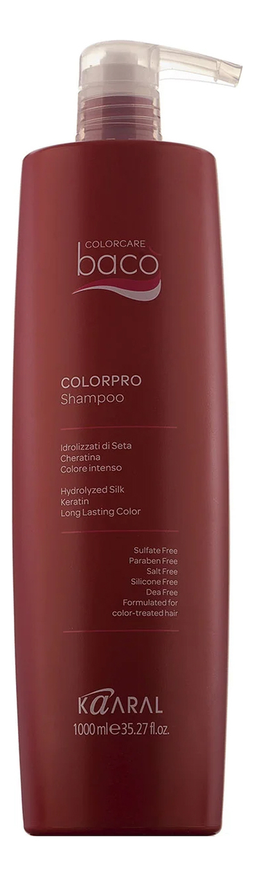 

Кондиционер с гидролизатами шелка и рисовыми протеинами Baco Colorpro Conditioner: Кондиционер 1000мл, Кондиционер с гидролизатами шелка и рисовыми протеинами Baco Colorpro Conditioner