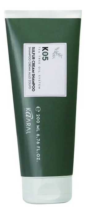 

Крем-шампунь на основе серы K05 Sulphur Сream Shampoo 200мл