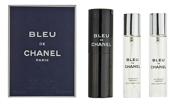 Bleu De Chanel Eau De Parfum: парфюмерная вода 3*20мл домашняя выпечка с восточным оттенком