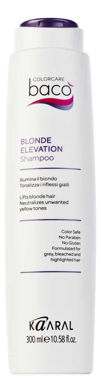 

Шампунь для седых волос Baco Сolor Blonde Elevation Shampoo 300мл