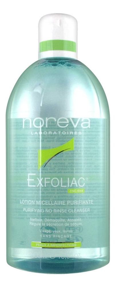 

Очищающая мицеллярная вода ЭКСФОЛИАК Purifying No Rinse Cleanser: Вода 500мл, Очищающая мицеллярная вода ЭКСФОЛИАК Purifying No Rinse Cleanser