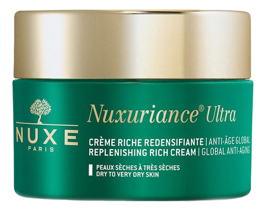 

Дневной укрепляющий крем НЮКСУРЬЯНС УЛЬТРА Ultra Replenisning Rich Cream Global Anti-Aging 50мл