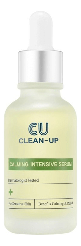 Успокаивающая сыворотка для лица Clean-Up Calming Intensive Serum: Сыворотка 30мл тонизирующий шампунь для волос и кожи головы mint clean shampoo