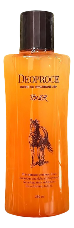 

Тонер для лица с гиалуроновой кислотой и лошадиным жиром Horse Oil Hyalurone Toner: Тонер 380мл, Тонер для лица с гиалуроновой кислотой и лошадиным жиром Horse Oil Hyalurone Toner