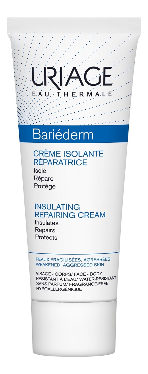 Крем для лица, рук и тела Bariederm-Cica Creme Isolante Reparatrice 75мл