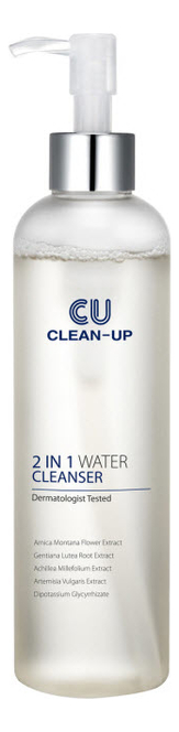 

Очищающая вода для лица Clean-Up 2 In 1 Water Cleanser: Вода 200мл, Очищающая вода для лица Clean-Up 2 in 1 Water Cleanser