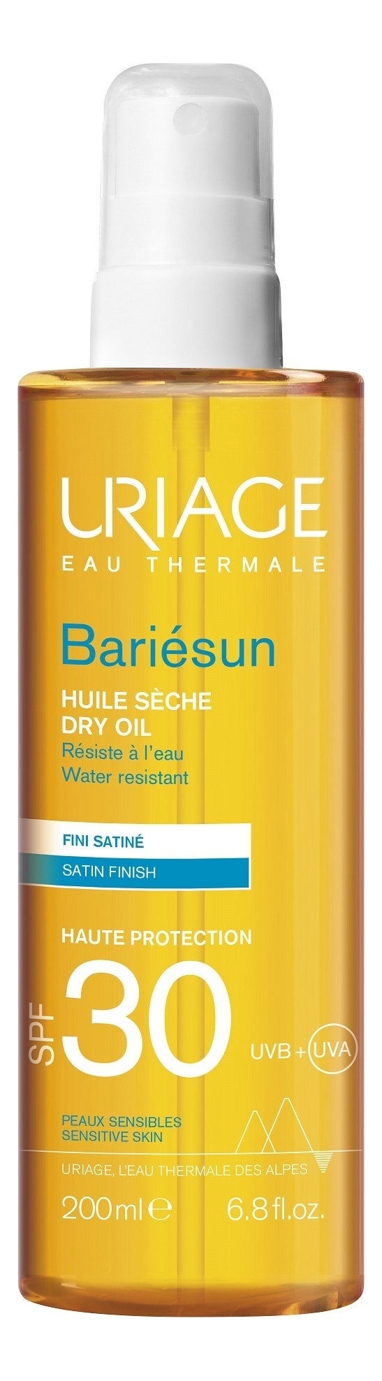 Сухое масло-спрей Bariesun Huile Seche SPF30 200мл