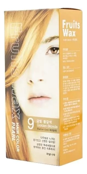 

Краска для волос Fruits Wax Pearl Hair Color 60мл: No 09, Краска для волос Fruits Wax Pearl Hair Color 60мл