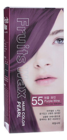 

Краска для волос Fruits Wax Pearl Hair Color 60мл: No 55, Краска для волос Fruits Wax Pearl Hair Color 60мл