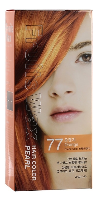 

Краска для волос Fruits Wax Pearl Hair Color 60мл: No 77, Краска для волос Fruits Wax Pearl Hair Color 60мл