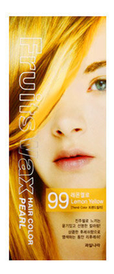 

Краска для волос Fruits Wax Pearl Hair Color 60мл: No 99, Краска для волос Fruits Wax Pearl Hair Color 60мл