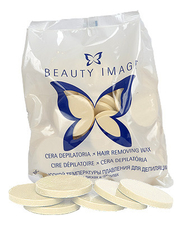 Beauty Image Горячий воск для депиляции в дисках Hair Removing Wax 1000г (белый)