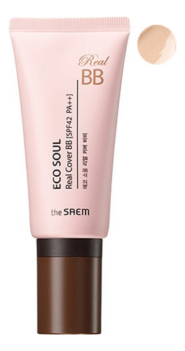 

BB крем для лица Eco Soul Real Cover SPF42 PA++ 45г: 21 Light Beige, BB крем для лица Eco Soul Real Cover SPF42 PA++ 45г