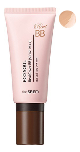 

BB крем для лица Eco Soul Real Cover SPF42 PA++ 45г: 23 Natural Beige, BB крем для лица Eco Soul Real Cover SPF42 PA++ 45г