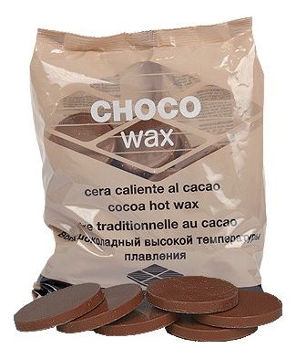 Горячий воск для депиляции в дисках Choco Wax 1000г (шоколад) горячий воск для депиляции в дисках blue warm wax 1000г синий