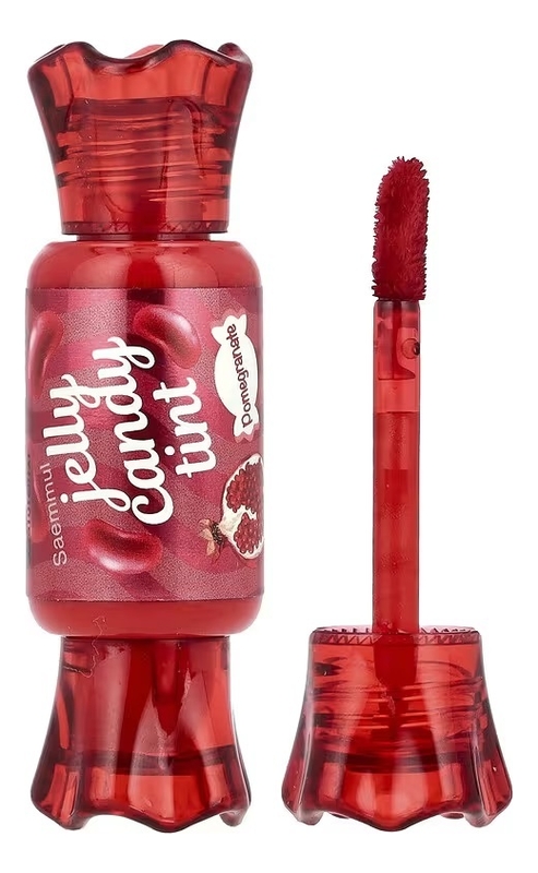 

Тинт для губ гелевый Конфетка Saemmul Jelly Candy Tint 8г: 01 Pomegranate, Тинт для губ гелевый Конфетка Saemmul Jelly Candy Tint 8г