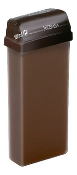 Теплый воск для депиляции в кассете c маслом какао Deluxe 110мл (шоколад)