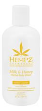 Hempz Гель для душа Milk & Honey Herbal Body Wash 237мл (молоко и мед)