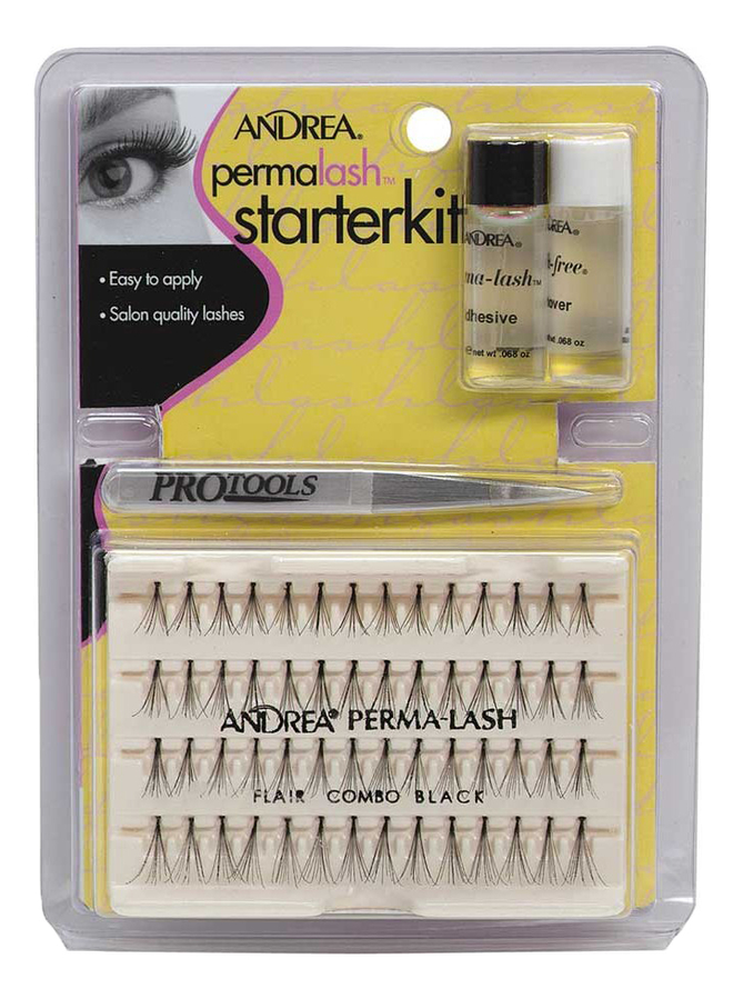 

Набор Permalash Starterkit (пучки ресниц Flair Combo Black + пинцет Protools + клей 7,5г + удалитель 7,5г)