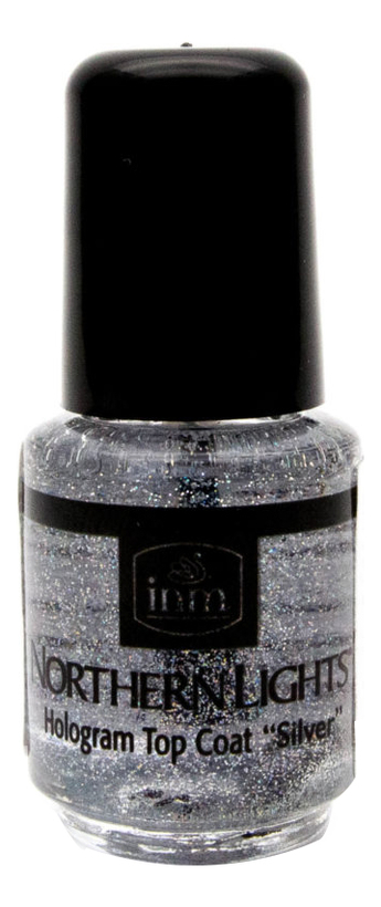 цена Голографическая сушка-закрепитель лака для ногтей Northen Lights Hologram Top Coat Silver: Сушка-закрепитель 3,5мл