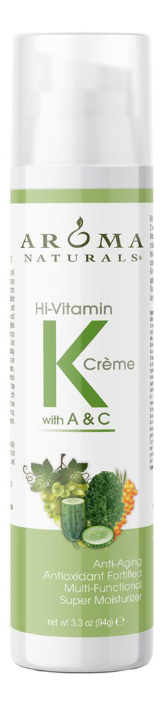 

Крем для лица с витамином K Vitamin K Plus A & C Creme: Крем 94г, Крем для лица с витамином K Vitamin K Plus A & C Creme
