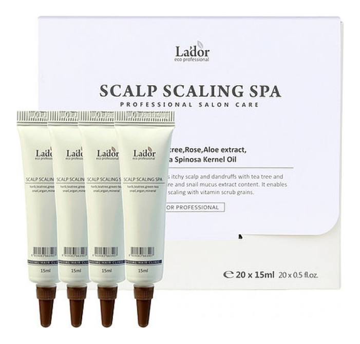 

Пилинг для волос Scalp Scaling Spa: Пилинг 20*15г, Пилинг для волос Scalp Scaling Spa