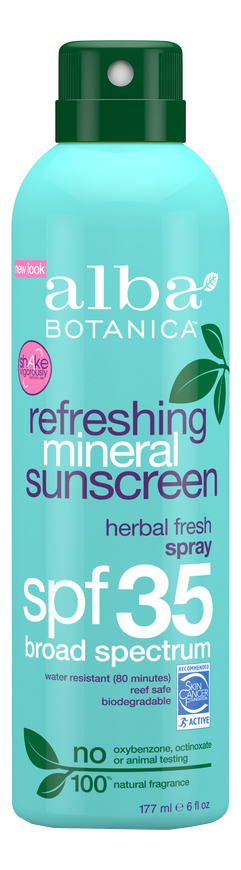 

Солнцезащитный спрей для тела Refreshing Mineral Sunscreen SPF35 177мл