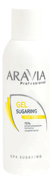 Гель для шугаринга регулирующий плотность сахарной пасты Professional Gel Sugaring Soft-Epil 150мл