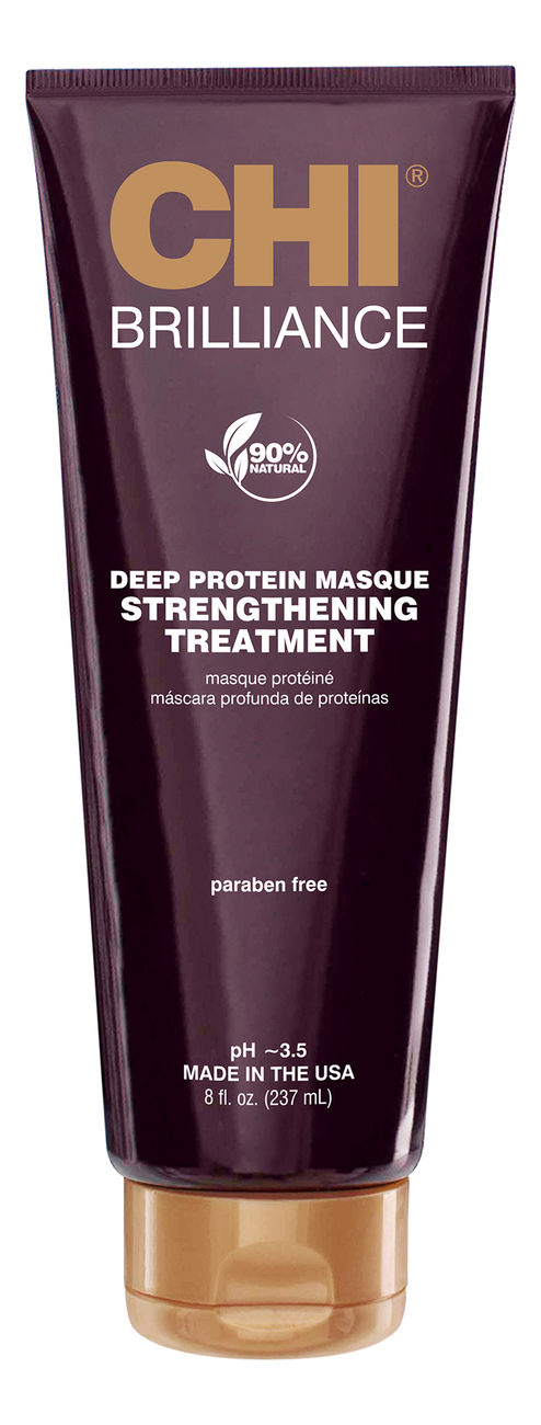 Маска для волос Deep Brilliance Protein Masque Streightetning Treatment 237мл