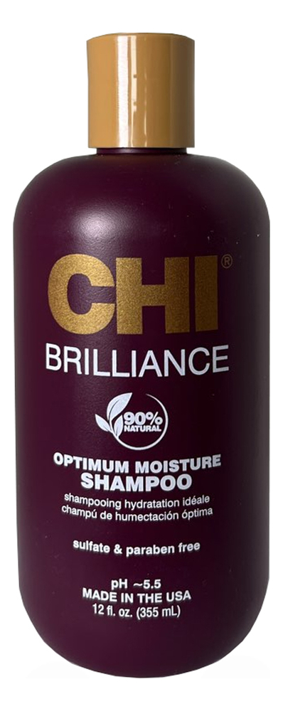 Увлажняющий шампунь для волос Deep Brilliance Olive & Monoi Optimum Moisture Shampoo: Шампунь 355мл chi deep brilliance optimum moisture shampoo увлажняющий шампунь для поврежденных волос 946 мл