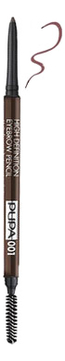 Купить Карандаш для бровей High Definition Eyebrow Pencil 0, 09г: 001 Blonde, PUPA Milano