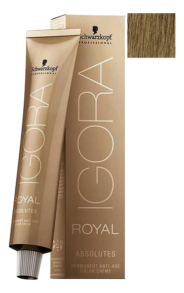 

Крем-краска для волос Igora Royal Absolutes 60мл: 9-10 Extra Light Blonde Cendre Natural, Крем-краска для волос Igora Royal Absolutes 60мл