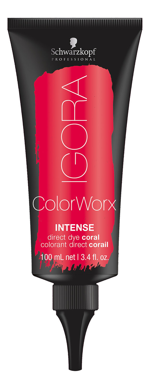 

Краска для волос Igora ColorWorx Intense 100мл: Coral, Краска для волос Igora ColorWorx Intense 100мл